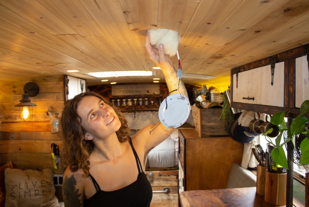 Logan Ramblin Farmers Havelock Wool Insulation Skoolie